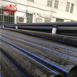 Wholesale Black PN6 HDPE Water Supply Pipe SDR26 Customized Diameter ISO4427 from china suppliers
