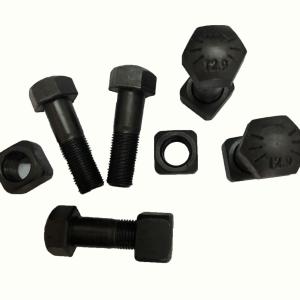 Wholesale Caterpillar Komatsu John Deere Hitachi Undercarriage M16-M30 Sizes Track Bolts Bulldozers Excavators Grade 8 Steel Zinc Plated from china suppliers