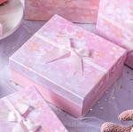 1.5-3mm Cardboard Luxury Packaging Gift Box pink Eco Friendly Packaging Box
