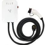 Mounting Pole Single Gun 11kw RFID EV Charger 32A 3 Phase Car Charging Point
