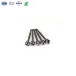 Stainless Steel 304 Needle Pin Polished Round Head One Word Slot Slender Shaft