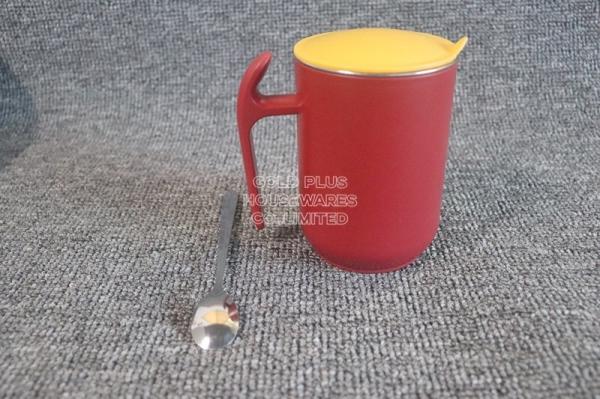 Portable thermos cup set double wall reusable coffee cup 304 stainless steel