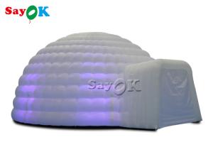 Wholesale White Inflatable Igloo Dome Tent With Led Lights For Wedding Events from china suppliers