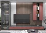 18mm Living Room TV Shelves Tv Stand With Storage Drawers With Melamin Finish