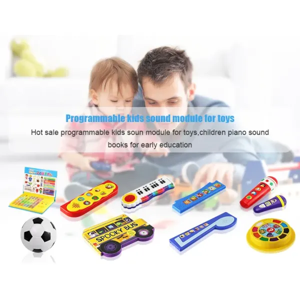 Customized Size Voice Recording Sound Module Book with Remote Control for Children's Education