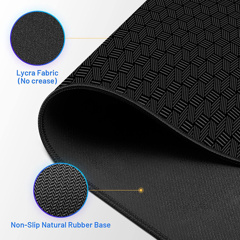 Non-Toxic Eco-Friendly Custom Design Print XXL Extended Gaming Mouse Pad with Thick Non-Slip Rubber Base