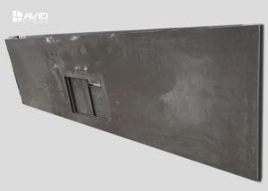 Wholesale Prefabricated Gray Quartz Kitchen Countertops Non Porous Crack Resistant from china suppliers