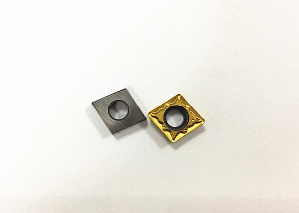 Heat Resistance Pvd Coated Inserts / Metal Ceramic Lathe Inserts ISO9001