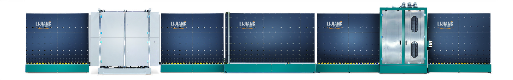 Argon Insulating Glass Production Line With Soft Brushes Energy Saving