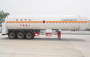 Wholesale Lpg Transport Semi Trailer Heat Insulation , Tri Axle Trailer from china suppliers