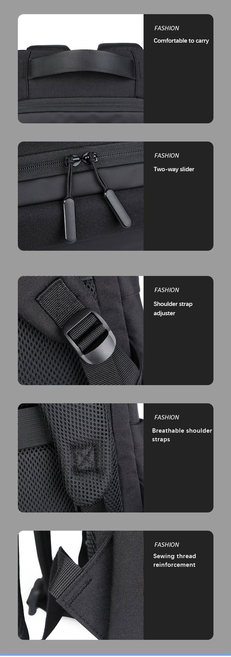 Multi Function Laptop Backpacks Travel Business Nylon Smart Waterproof Backpack Custom