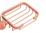 Bathroom Accessories Wall Mounted Soap Dish Brass Rose Gold Plating