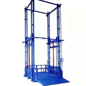 Wholesale 1 Ton - 50 Tons 4 Post Cargo Lifts Hydraulic Freight Lift Wall Mounted from china suppliers