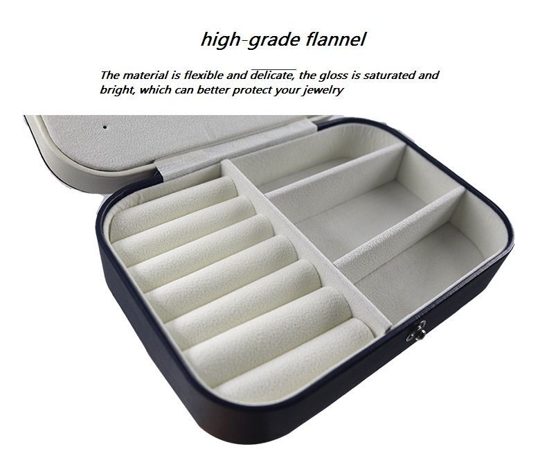 China Wholesale Custom Logo Two Layers Jewelry Box, 16*11*5.2cm Luxury Flocking Lining PU Leather Packaging Gift Box, Free Samples Available