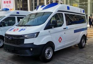 Wholesale White Ford Transit Ambulance 8 Seaters Gasoline Medical Ambulance from china suppliers