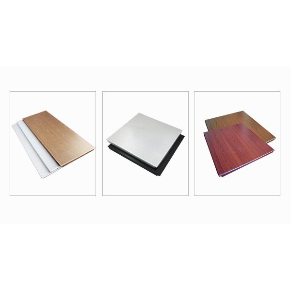 Commercial And Residential Aluminum Clip In Ceiling Featuring Surface Finishe Akzo Nobel Powder Coating Ideal For Office And Retail Spaces