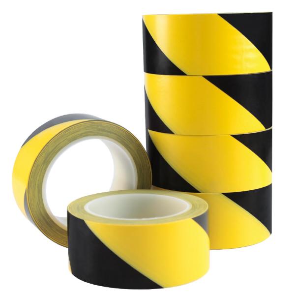 Pvc Warning Tape High Quality PVC Hazard Safety Warning 50mm Floor Marking