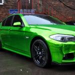 Glossy Green To Gold Car Film Protection Auto Full Body Sticker Vehicle Wrapping
