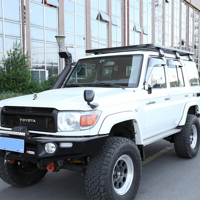 Anodic Oxidated Roof Mount Car Roof Luggage Carrier for Toyota Land Cruiser LC76