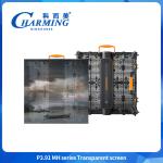 500*500mm Led Transparent Screen Seamless Outdoor Shopping Mall Advertising