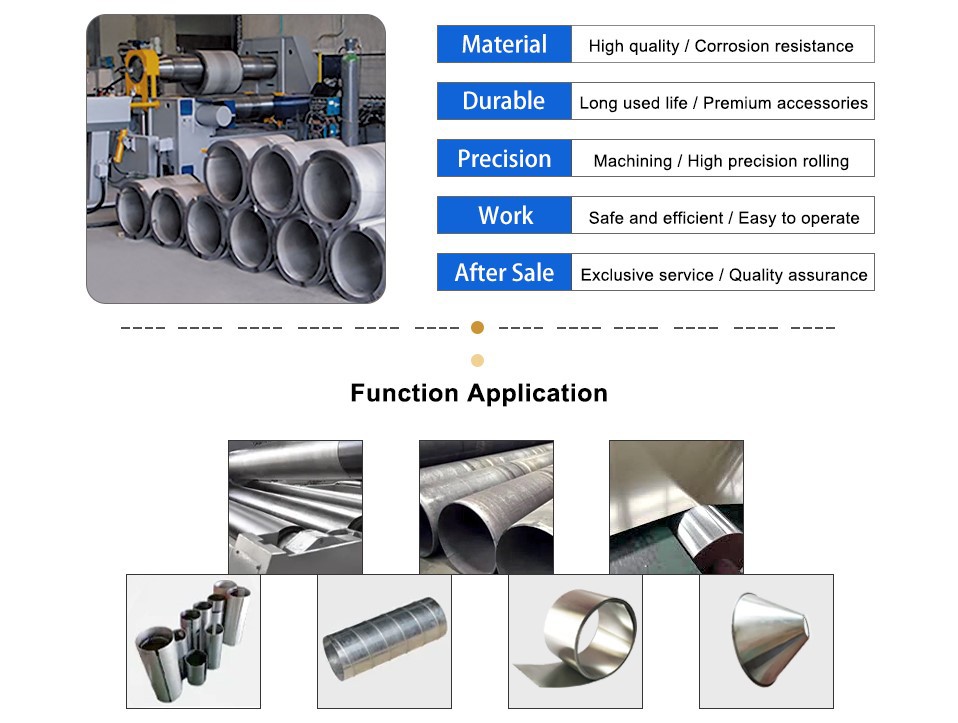 Metal rolling machine function application