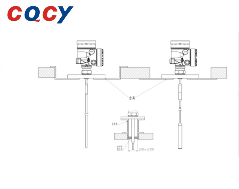 MGS Series Guide Wave Radar Bit Meter High Frequency Pulse Signal