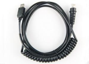 Wholesale Black Color Barcode Scanner Cable Copper Conductor 26 AWG Wire Gauge With Chip from china suppliers