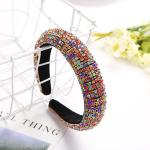 Rhinestone Bling 100 Mulberry Silk Headband Ladies' Hair Decoration