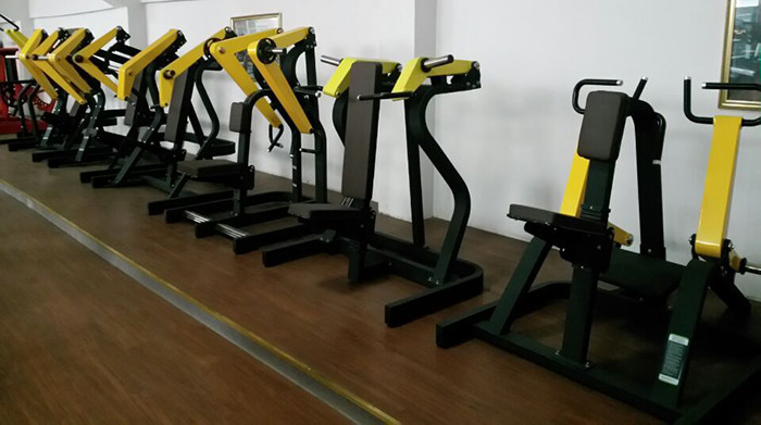 Gym Use Hammer Strength Plate Loaded Equipment , Shoulder Press Exercise Machine