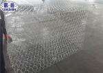 Hot Dipped Galvanized Gabion Basket , Lowes Gabion Stone Baskets