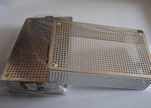 Wholesale 40x30x5cm Perforated Metal Wire Mesh Basket Medical Disinfecting from china suppliers