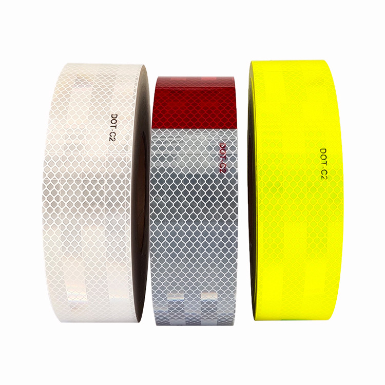 Conspicuity Yellow Safety DOT Reflective Tape Marking Weather Resistant