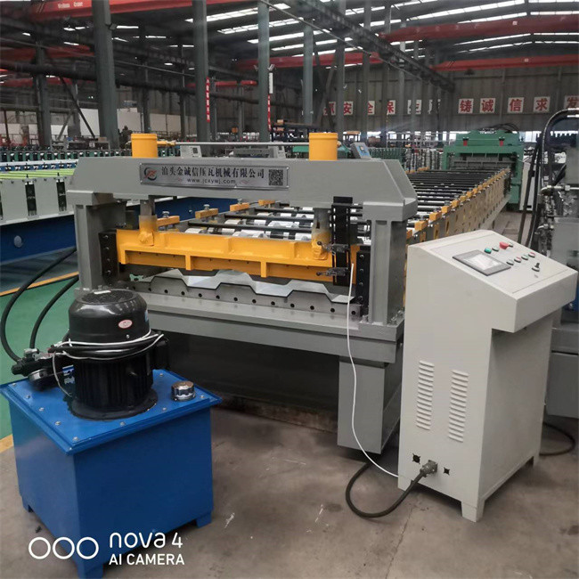 JCX Floor Decking Roll Forming Machine R Panel Roll Former 0.8-2.5mm Thickness