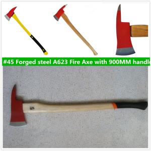 Wholesale A623 forged steel Fire Axe with Painted surface,900mm length handle and good prices from china suppliers