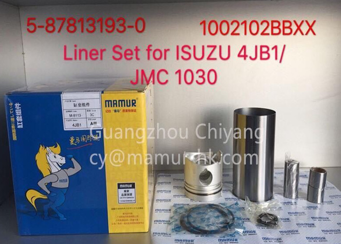 ISUZU 4JB1 JMC 1030 Engine Cylinder Liner 5-87813193-0 1002102BBXX