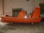 6 Persons Fast Rescue Boats GRP Lifeboats Reinforced Fiberglass Material with