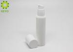 White PP Airless Pump Bottles For Cosmetic , 50ml 2oz Airless Cosmetic Bottles