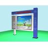 Buy cheap Modern Design Bus Stop Shelter Passenger Waiting Shelters Stainless Steel Metal from wholesalers