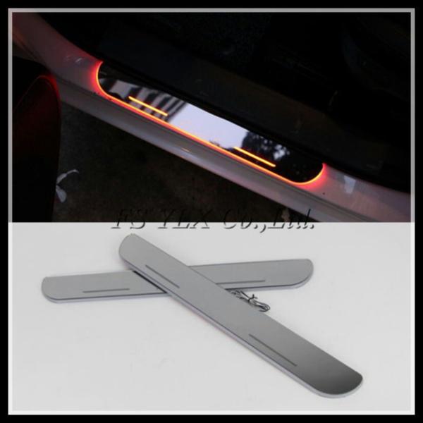 Illuminated LED Door Sill LED moving door scuff for KIA SPORTAGE LED door sill