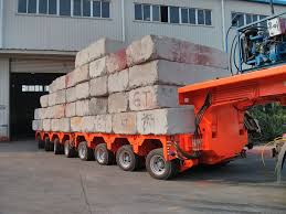 60T Max Payload Steel 2 Axles Lowboy Flatbed Semi Trailer for Long Distance Transport