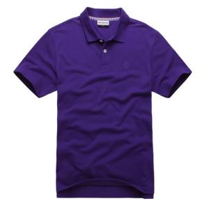 Wholesale Customized Logo Short Sleeve Polo Shirts , Navy / Red Short Sleeve Polo For Men from china suppliers
