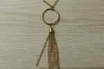 OEM Metal Handbag Chains , Cadmiumless Silver Gold Necklace Chain