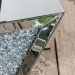 Unique Small Square Crushed Diamonds Side Table for Living Room