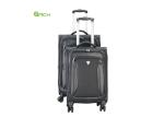 Carbon Material Travel Trolley Checked Luggage Bag With Link-to-Go System
