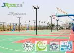 Basketball Sport Court Surface Plastic Coating PU Rubber Material , Seamless