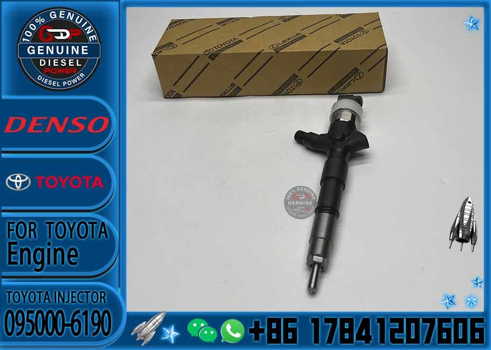 Factory Direct Deal Best Price and High Quality Diesel Fuel Injector 095000-6190 23670-30100 For TOYOTA HILUX 2KD-FTV En