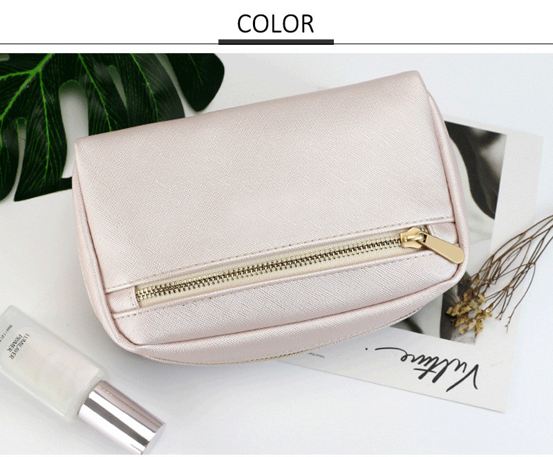 Factory Wholesale Waterproof PU Makeup Organizer Bag Compartments