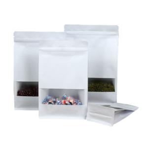 Wholesale Food Packaging Plastic Bag stand up zipper bag Kraft Paper Bags With Window from china suppliers