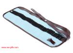 New Blue 38 Hole Pencil Bag School Canvas Painting Stationery Roll Pencil Case