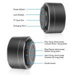High Sound Quality Customizable Logo Metal Mini Waterproof Wireless Blue tooth